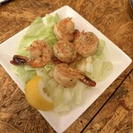 酒のみ屋 魚久 - ガーリックシュリンプ