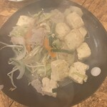 酒のみ屋 魚久 - 豆腐チャンプル