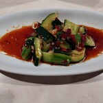 黄龍 - キューリのピリ辛和え。