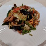黄龍 - 野菜炒め玉子入り。