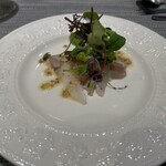 EFFORT - おこぜのカルパッチョ。珍しかったです