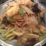 味の中華 羽衣 - 什錦炸麺