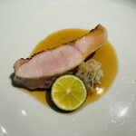 茶禅華 - 炭烤鮮魚（仕上げ後）