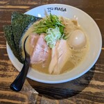 ラーメン翼 - Ｗスープ    醤油  ( 全部のせ )