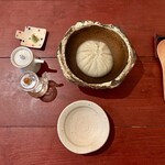 そばきり 日曜庵 - そばがき