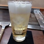 京祇園ねぎ焼 粉 - 角ハイボール濃いめ