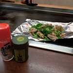 京祇園ねぎ焼 粉 - 山椒と一味が合います