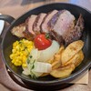 GRANDMIRAGE WHOLE NOTE CAFE - 料理写真:ビーフステーキランチ1780円