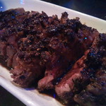 Spice&Dining KALA - 隠しメニューの牛タンのミディアムレア バルサミコソースで･・