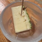 チャップリン喫茶 - セットのフルーツ