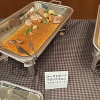 ホテルグランヴィア京都 - ローストポーク 季節野菜添え マスタードソース