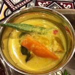 インド家庭料理の店　ニーラジュ - カボチャのココナッツカレー