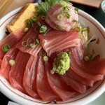 お食事処 福浦 - ネギトロまぐろ丼　まぐろ2倍にアップ