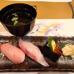 せんざん - お吸い物＆寿司