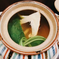 北新地 湯木 新店 - マツタケ
