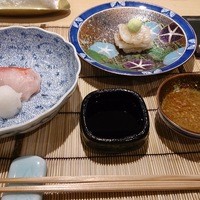 料理屋 植むら - 金目鯛の造り、炙り鱧