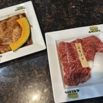 焼肉 ふるさと - 上ミノ(第1胃) 1089円/上キソク(ハラミ) 2310円