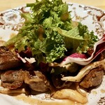 N'onaka - ハツ　砂肝　レバーのサラダ仕立て