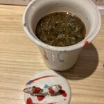 本格江戸前鮨ザギンでシースー - 赤だし　金目鯛アラ利用