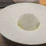 アルゴリズム - 蛍烏賊の前菜　ブラッドオレンジとバルサミコのソース