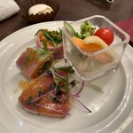 フーズフーズ - ・コース 前菜3種盛り合わせ