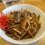 Noodles Labo 香蕎庵 - 黒毛和牛丼的なもの…大盛！1,400円超え程度！