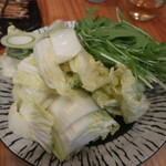 恵風和暢　あっと - ・鍋物の追加野菜