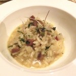 SOLEIL - 黒ハタ、海老、ポルチーニ茸のリゾット