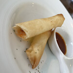 ビストロ天下井 - オマール海老の包揚げ　オマール海老のソース