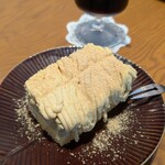 和カフェTsumugi - 和栗と焦がしきな粉のほうじ茶モンブラン