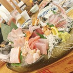 浜焼き海鮮居酒屋 大庄水産 - お刺身盛り合わせ十点盛り(二人前)