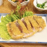 浜焼き海鮮居酒屋 大庄水産 - サバのレアカツ