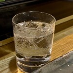 こぶし - 昆布焼酎 ロック。