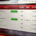 ぐりぐり家 - ランチ 注文状況 2/2頁 (2025.05.06)