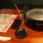 ぐりぐり家 - 入店直後のテーブル上 (2025.05.06)