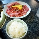 炭火焼肉・韓国家庭料理 ソナム - やはり焼肉には白飯！！