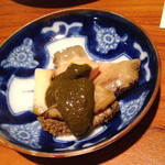 ながほり - 蒸しアワビの肝ソース