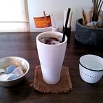 アングルカフェ - セットドリンク☆アイスコーヒー（2014/8某日）