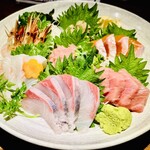 魚～ずまん - ７点刺し盛り！これ選べて税込¥2480ですよ、こんなお得な内容初めてでした！