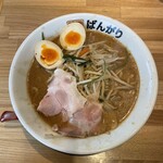純米濃厚味噌ラーメンばんがり - 味玉味噌