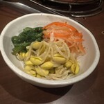 炭火焼肉　ゴン太 - ナムル(¥100)