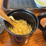 そば処みよし - 揚げ玉チャレンジ。