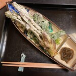 昇月 - 大きさに比例するかのように美味しかったたらの芽の天ぷら