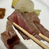 名駅 鉄板焼き 森本Ｘ Premium - A5黒毛和牛サーロインの鉄板焼き