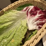 焼肉･韓国料理 コラボ × マンジョッオヒャンジョッパル&ソベッチャカンジャンケジャン - 包み野菜