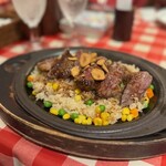 神田グリル - ガーリックステーキピラフ　1580円