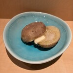 地物産品料理処根ぼっけ - 北あかり塩じゃがバター450円