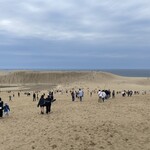 旬魚 たつみ - 鳥取砂丘　一度来てみたかった。きめの細かい砂・砂・砂。真夏に行くと辛そう、この時期で良かった〜でも良い経験でした