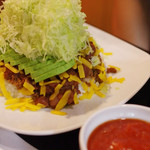 ハモニカ・クイナ - アボカドチーズにビーンを追加トッピング