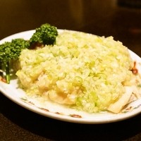 菜香新館 - 2014.8 蒸し鶏のねぎしょうがソースかけ（1,500円）